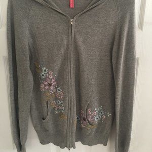 Charlotte Tarantola Embroidered Hooded Sweater
